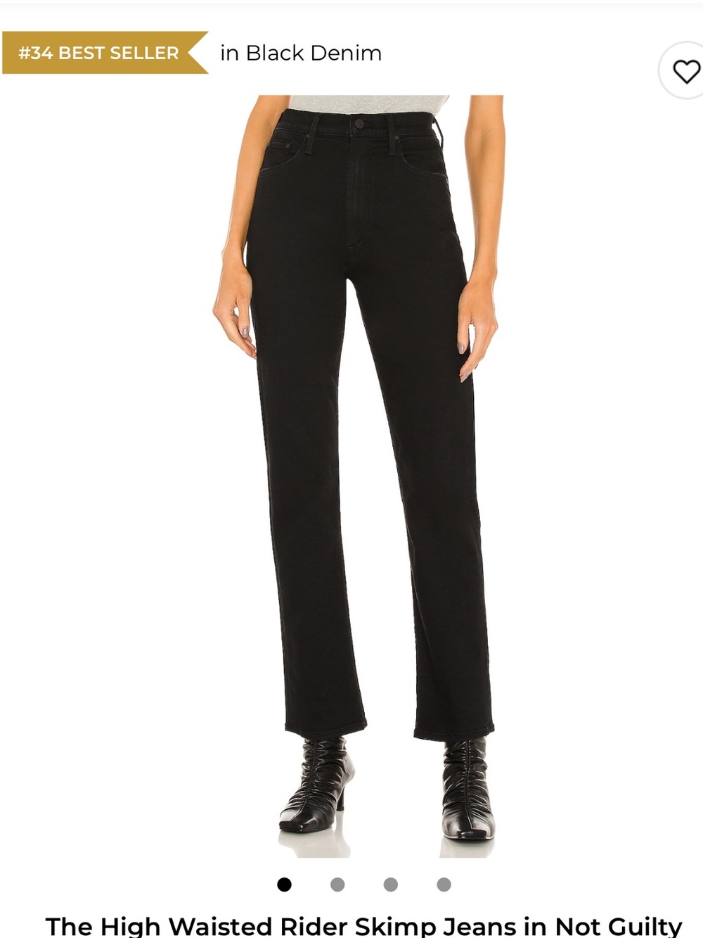 MOTHER Black Flare Women's Jeans
